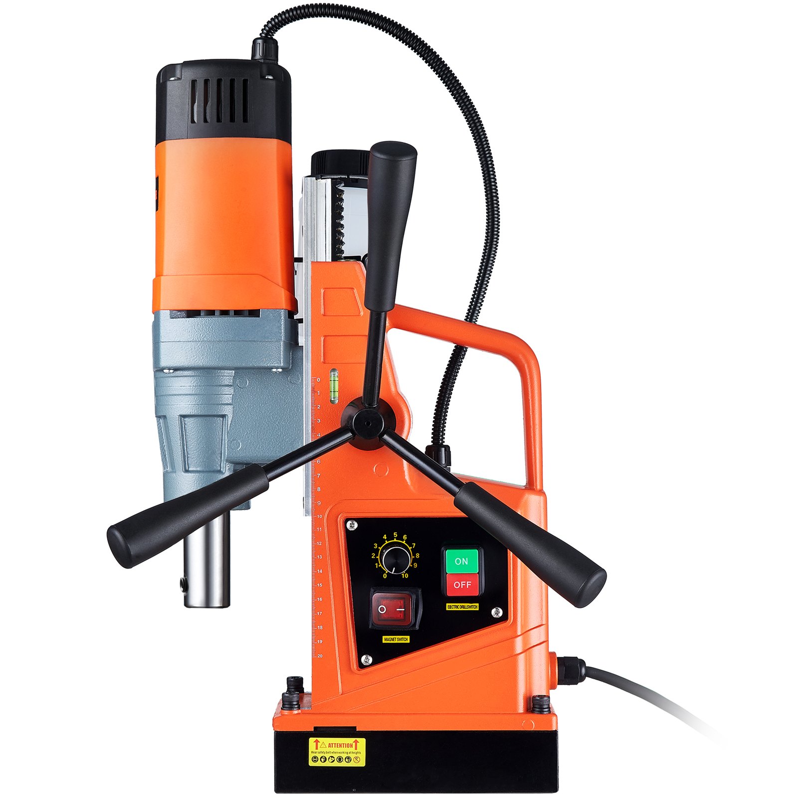 VEVOR Magnetic Drill, 1550W 2" Boring Diameter, 2922lbf/13000N 500 RPM Portable Electric Mag Drill Press with Variable Speed, Drilling Machine for any Surface Home Improvement Industry Railway