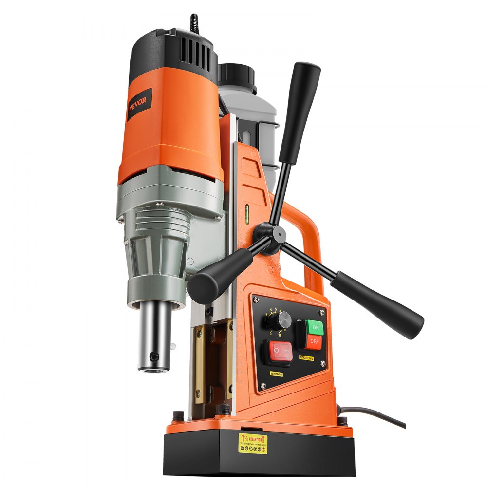 VEVOR Magnetic Drill, 1550W Motor 2 in Boring Diameter, 2922 lbf Portable Electric Mag Drill Press, 0-500 RPM Variable Speed, Drilling Machine for Metal Surface, Industrial and Home Improvement
