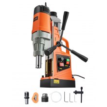 VEVOR Magnetic Drill, 1550W 1.57" Boring Diameter, 2922lbf/13000N Portable Electric Mag Drill Press with Variable Speed, 500 RPM Drilling Machine for any Surface Home Improvement Industry Railway