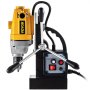 VEVOR Magnetic Drill, 750W Magnetic Base Drill, 0.5\" Max Boring Diameter Mag Drills, 1910lbf Mag Drill Base, 3.9\" Max Boring Depth Mag Drill Press, 110V Magnet Drill Press, 550RPM Portable Drill Pre