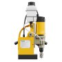 VEVOR Magnetic Drill, 1400W Motor 2 in Boring Diameter, 2878 lbf Electric Mag Drill Press, with 6 Coring Bits, Variable Speed, Drilling Machine for Metal Surface, Home Improvement Industry, Yellow