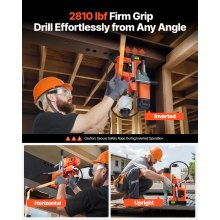 VEVOR Magnetic Drill Press Mag Drill Press 1350W 50mm Boring Diameter 0-800RPM