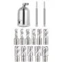 VEVOR Magnetic Drill 1450W Magnetic Drill Press with 2Inch Boring Diameter Annular Cutter Machine 2900 LBS 11pcs HSS Annular Cutter Bits