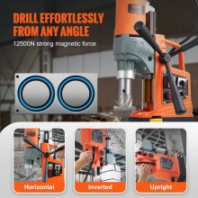 Magnetic Drill 1450W 12500N Portable Mag Drill Press 800RPM