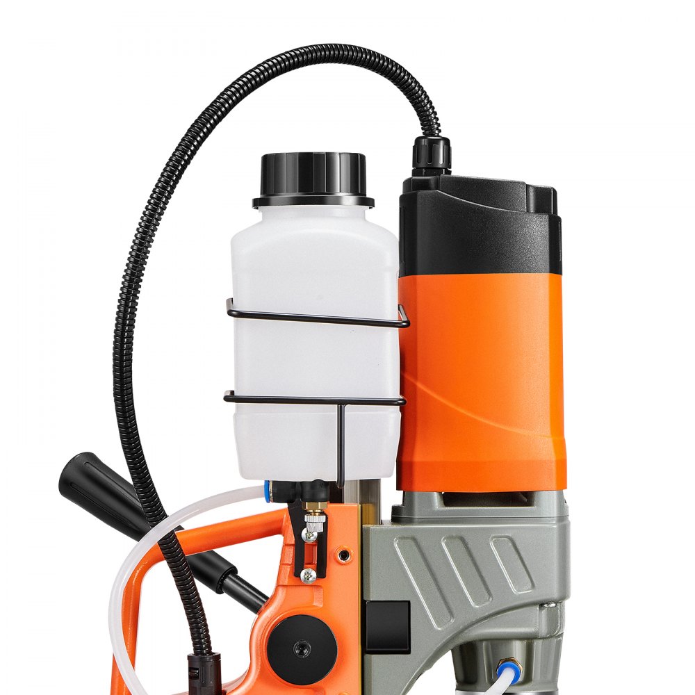 VEVOR Magnetic Drill, 1450W Motor 40 mm Boring Diameter, 12500 N Portable Electric Mag Drill Press, with 2 Coring Bits, Variable Speed, Drilling Machine for Metal Surface, Home Improvement Industry