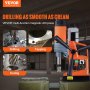 VEVOR Magnetic Drill 1400W 2922lbf/13000N Portable Mag Drill Press 810RPM