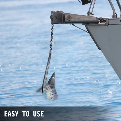 VEVOR Delta Style Boat Anchor Stainless Steel Boat Anchor 18 LB Delta Style for Boats from 25-40 FT