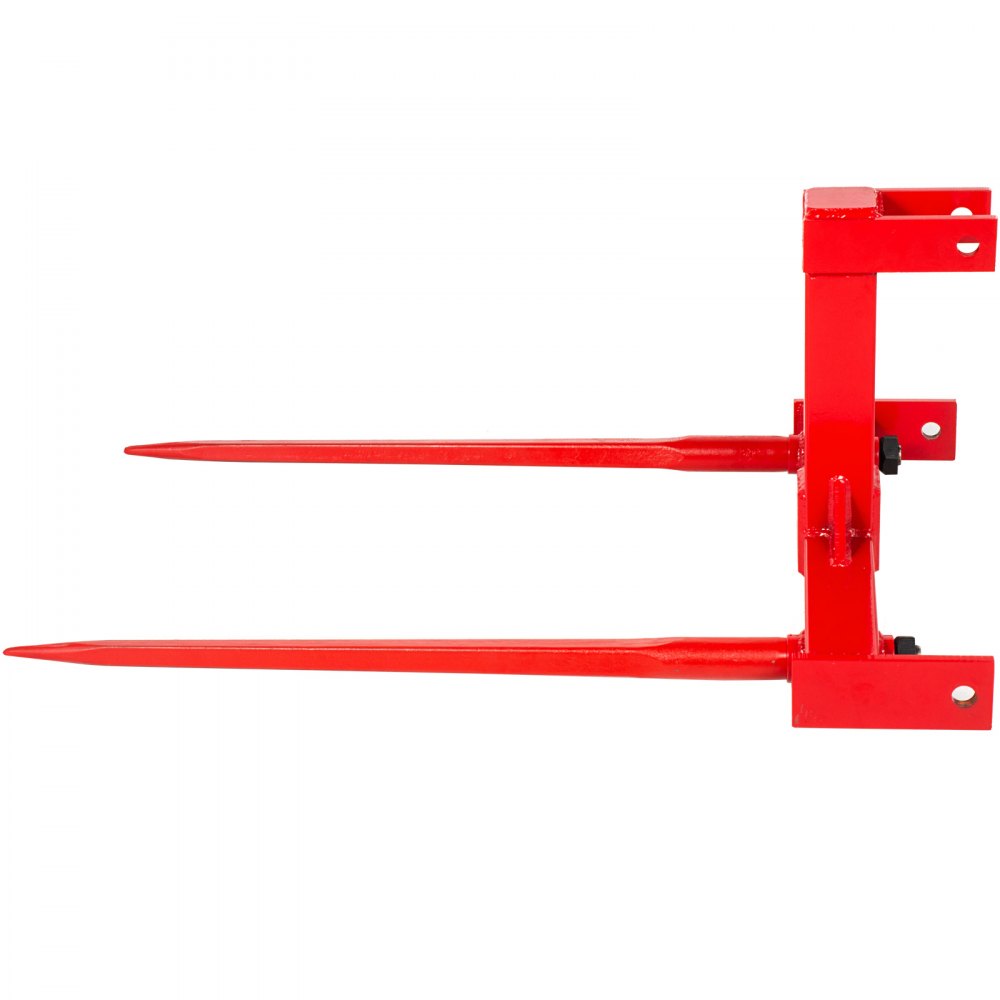 Cat 1 3 Point Attachment W/2 39" Hay Bale Spears 3000 Lb Capacity Tractor