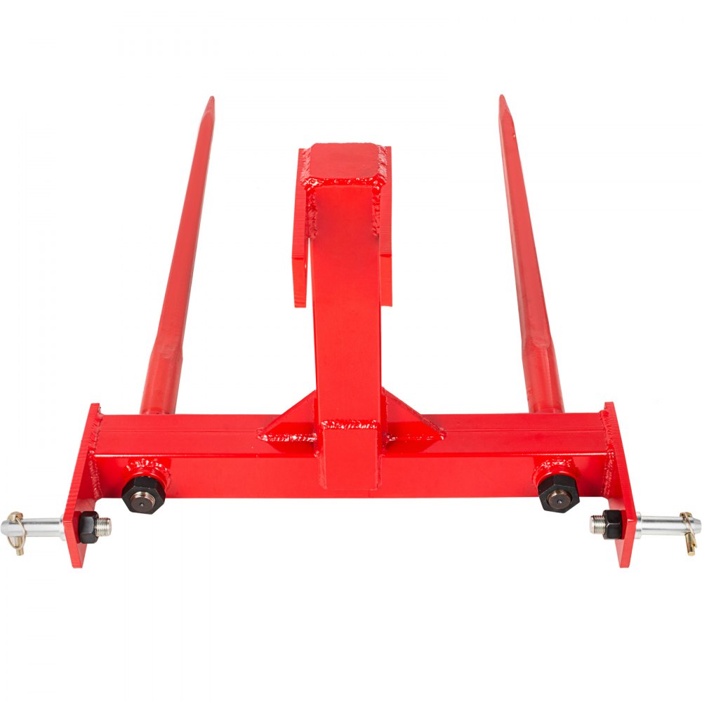 Cat 1 3 Point Attachment W/2 39" Hay Bale Spears 3000 Lb Capacity Tractor
