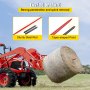49" Hay Bale Spear 3000 lbs Capacity 1 3/4" Wide with Nut and Sleeve