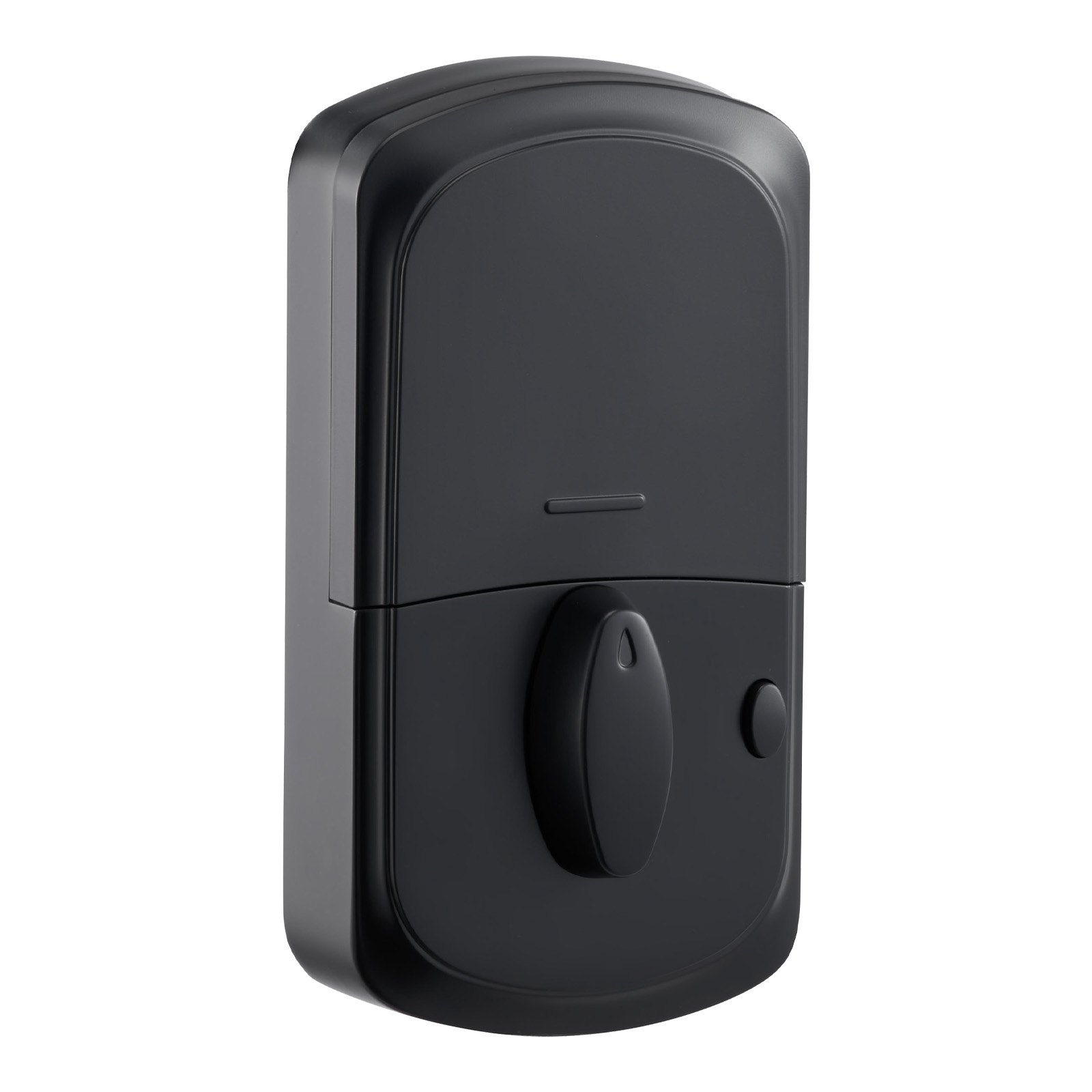 VEVOR Fingerprint Door Lock Set, Electronic Biometric Deadbolt Keyless Entry Door Lock with Handle, Touchscreen, Auto Locking, One-Time Code, Anti-Peeking Password, IC Cards, for Home, Matte Black