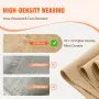 VEVOR Burlap Fabric Roll, 14” x 150 ft & 50 x 50 High Density Wide Natural Burlap Fabric Rolls, Jute Fabric Burlap Tree Wrap Roll, for Decor, Crafts, Wedding, Gardening, Plant & Tree Winter Covering