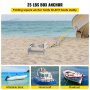 VEVOR Box Anchor for Boats, 25 lb Fold and Hold Anchor, Galvanized Steel Cube Anchor, Heavy Duty Box Anchor for 18'-30' Boat, Box Anchor for Pontoon Boats with Folding Design for Offshore Anchoring