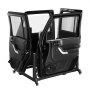 VEVOR Jeep Door Storage Cart, 4 Doors Moveable Storage Cart Rack with Thickened Rubber Cushion, Sturdy Car Door Holder Cart Fit for Jeep Wrangler JK JL/Gladiator JT 2007- 2023 JK JL / Gladiator JT