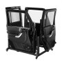 VEVOR Jeep Door Storage Cart, 4 Doors Moveable Storage Cart Rack with Thickened Rubber Cushion, Sturdy Car Door Holder Cart Fit for Jeep Wrangler JK JL/Gladiator JT 2007- 2023 JK JL / Gladiator JT