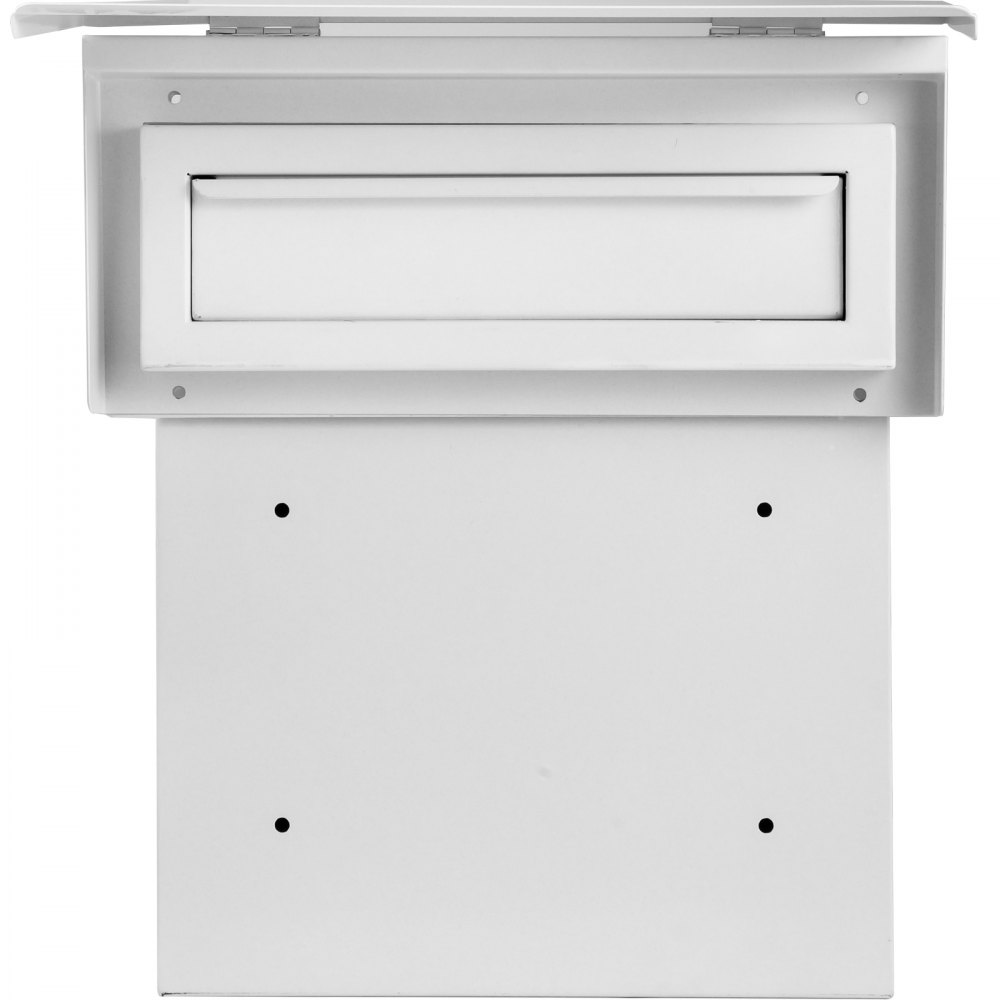 VEVOR Through-The-Door Locking Drop Box Door Drop Box 11.8''x4.3''x14.2'' White