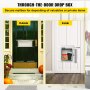 VEVOR Through-The-Door Locking Drop Box Door Drop Box 11.8''x4.3''x14.2'' White