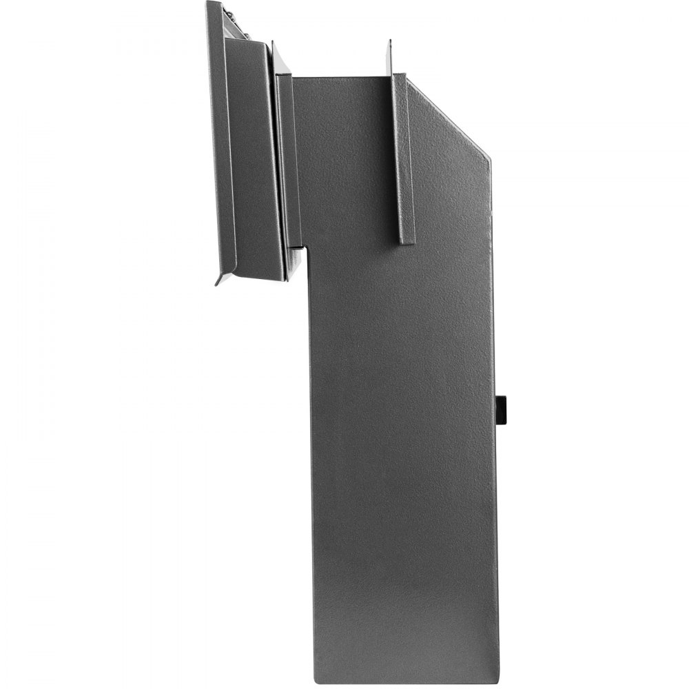 VEVOR Door Drop Box, 11.8'' x 4.3'' x 14.2'' Letterbox Mailbox w/1.77'' Chute & Code Lock, Rainproof Steel Mail Catcher for Depositing Keys, Rents, Checks, Gray, Large