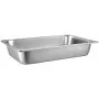 VEVOR - Juego de 4 sartenes para mesa de vapor (20,9 x 12,8 x 3,9 pulgadas de profundidad, tamaño completo, 13 L, recipiente para alimentos profundo, bandeja de acero inoxidable para horno, sartenes de hotel, antiatasco)