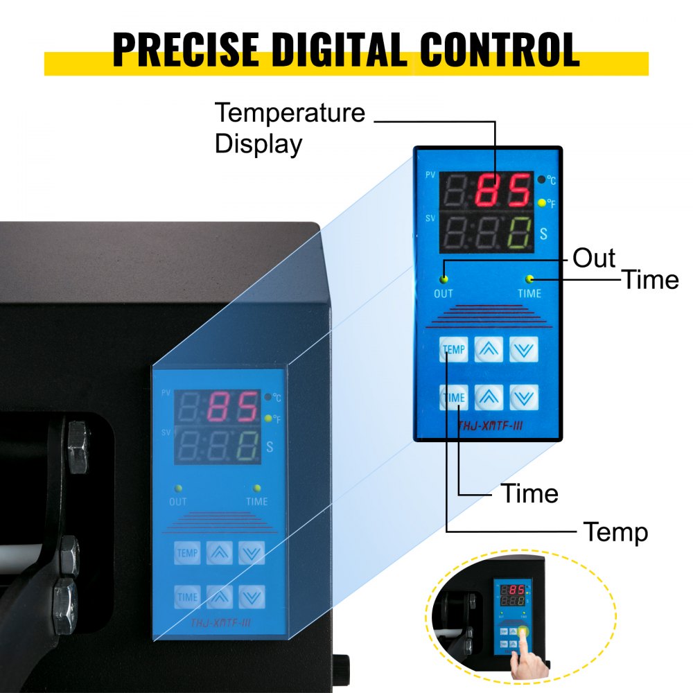 5.5"x3.5" Heat Press Hat Cap + 34" Vinyl Cutter/plotter Machine W/ Floor Stand