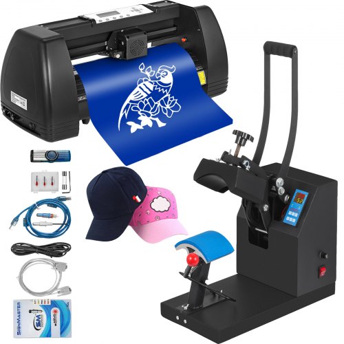 Cap Heat Press 5.5"x3.5" Vinyl Cutter Plotter Cutting 14" Graphics Cut Print
