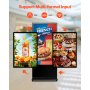 65" Digital Signage Display Touchscreen 4K UHD LCD Screen Floor Standing Kiosk