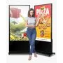 VEVOR 65 Inch Digital Signage Display, Touchscreen Digital Kiosk, Indoor Floor Standing Kiosk Display, 4K UHD LCD Screen, 2GB RAM & 32GB ROM, with WiFi HDMI/USB Input, Commercial Advertising Display