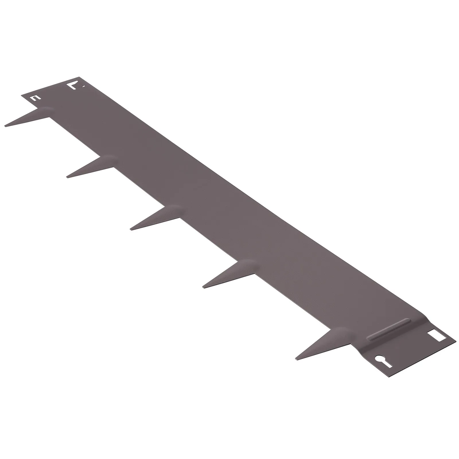 brown VEVOR steel landscape edging with spikes for secure installation in gardens and lawns.