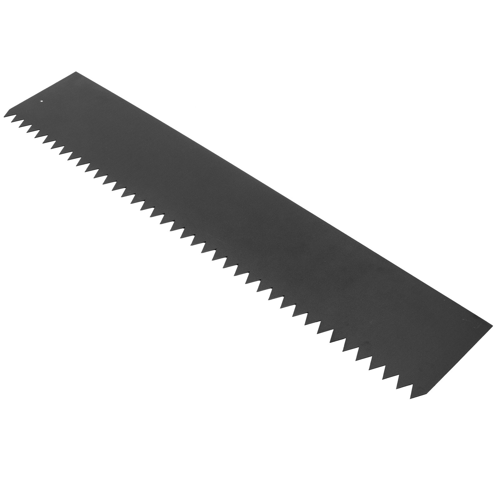 VEVOR steel landscape edging in sleek black with sawtooth design.