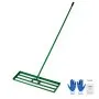 VEVOR Lawn Leveling Rake, 36"x10" Level Lawn Tool, Heavy-duty Lawn Leveler with 78" Steel Extended Handle, Yard Leveling Rake Suit for Garden, Golf Lawn, Farm