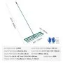 VEVOR Lawn Leveling Rake, 1219x254 mm Level Lawn Tool, Heavy-duty Lawn Leveler with 78" Steel Extended Handle, Yard Leveling Rake Suit for Garden, Golf Lawn, Farm