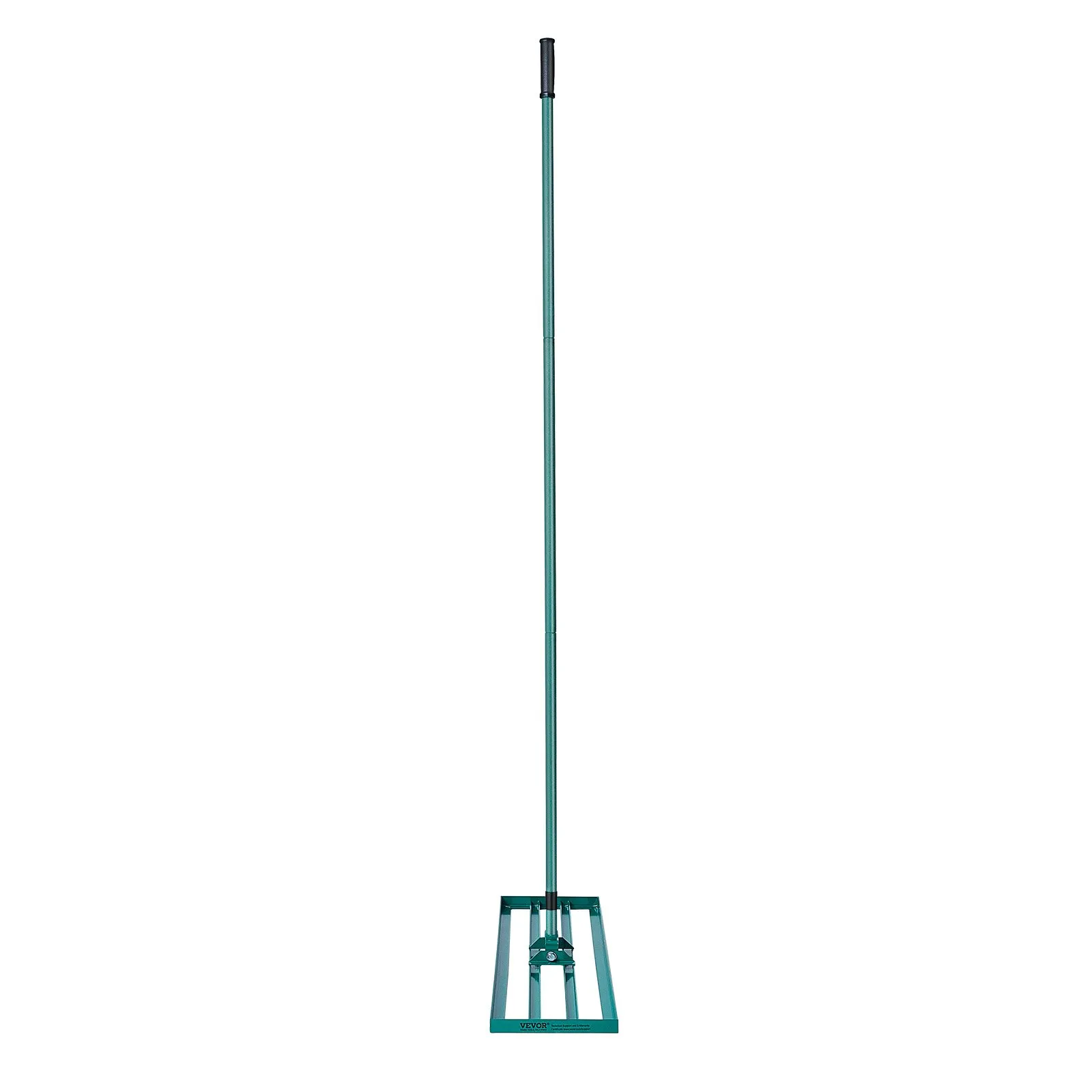 VEVOR Lawn Leveling Rake, 121.9 x 25.4 cm Level Lawn Tool, Heavy-duty Lawn Leveler with 198.1 cm Steel Extended Handle, Yard Leveling Rake Suit for Garden, Golf Lawn, Farm