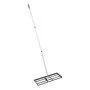 VEVOR Lawn Leveling Rake, Lawn Leveler with 83.9 in Handle, 30x10 in Ground Plate, Rust-Resistant Carbon Steel Soil Leveler, 3 Heights Adjustable, Effort Saving Lawn Leveling Tool for Yard Golf Court