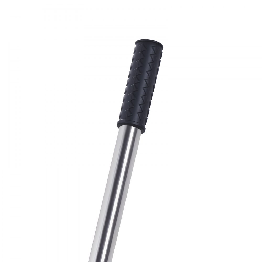 VEVOR Updated Lawn Leveling Rake with Roller, 17" x 10" Stainless Steel Lawn Leveler with 63.4" Adjustable Handle, Heavy Duty Yard Leveling Rake, Effort Saving Lawn Leveling Tool for Yard Golf Court