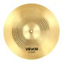 VEVOR Cymbal Pack, 4 Pieces Cymbals for Drum Set, Alloy Cymbals Drum Set Includes 35.5 cm Hi-Hats, 40 cm Crash, 45.5 cm Crash, 50.5 cm Ride, Drumsticks & Cymbal Bag, Alloy Cymbal Pack for Drummer