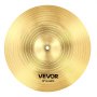 VEVOR Cymbal Pack, 3 Pieces Cymbals for Drum Set, Alloy Cymbals Drum Set Includes 35.5 cm Hi-Hats, 40 cm Crash, 50.5 cm Ride, Drumsticks & Cymbal Bag, Alloy Cymbal Pack for Drummer, Bright Copper