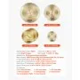 VEVOR Cymbal Pack, 4 Pieces Cymbals for Drum Set, Alloy Cymbals Drum Set Includes 14-inch Hi-Hats, 16-inch Crash, 20-inch Ride, 10-inch Splash, Drumsticks & Cymbal Bag, Alloy Cymbal Pack for Drummer