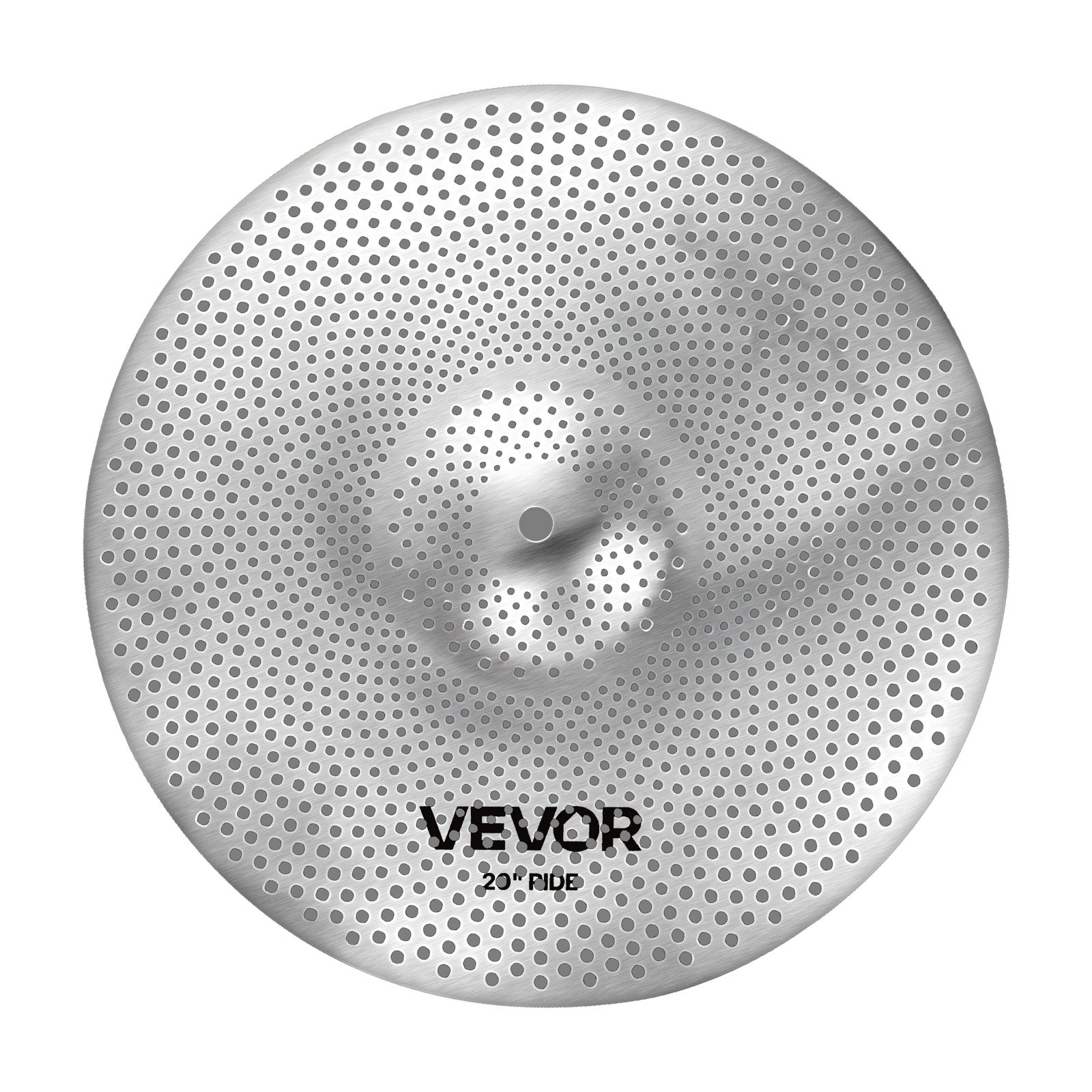 VEVOR Low Volume Cymbal Pack, 4 Pieces Quiet Cymbals for Drum Set, Alloy Cymbals Drum Set Includes 14-inch Hi-Hats, 16-inch Crash, 18-inch Crash, 20-inch Ride, Drumsticks & Cymbal Bag, Bright Copper