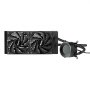 VEVOR CPU Liquid Cooler, AIO CPU Water Cooler - 120mm PWN Fans, Pump, 1.8'' Display, Max. 2200RPM CPU Cooling Fan, Efficient Black PC Water Cooler for Intel 115X/1366/2011/1700/1200, AMD AM4/AM5