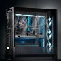 VEVOR CPU Liquid Cooler, AIO CPU Water Cooler - 3 x 120mm PWN Fans & Pump, Customizable Black PC Liquid Cooler with 2.1'' LCD Display & ARGB light, for Intel 115X/1366/2011/1700/1200, AMD AM4/AM5