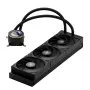 VEVOR CPU Liquid Cooler, AIO CPU Water Cooler - 3 x 120mm PWN Fans, Pump & 2.1'' LCD Display, Max 2200PRM Black CPU Cooling Fan, Compatible for Intel 115X/1366/2011/1700/1200, AMD AM4/AM5