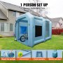 VEVOR Inflatable Spray Booth Car Paint Tent 13x10x9ft Filter System Blower 950W