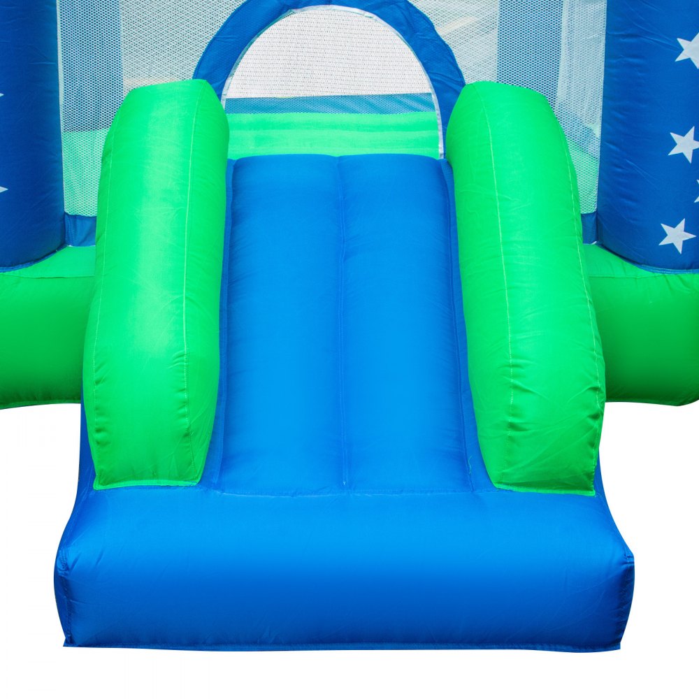 Inflatable Castle Royal Bounce House Jump And Slide Bouncer With Blower