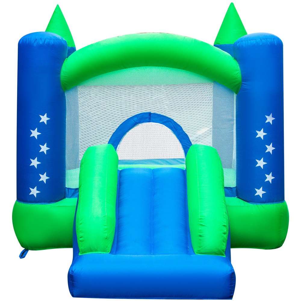 Inflatable Castle Royal Bounce House Jump And Slide Bouncer With Blower