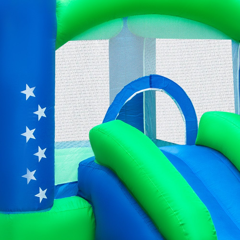 Inflatable Castle Royal Bounce House Jump And Slide Bouncer With Blower