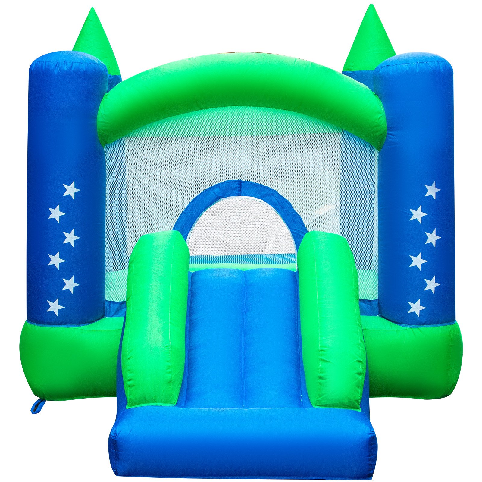 Inflatable Castle Royal Bounce House Jump And Slide Bouncer With Blower