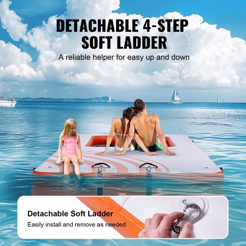 Inflatable Floating Dock, 15 x 6FT ... - UK