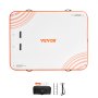 VEVOR Inflatable Floating Dock, 8 x 6FT Inflatable Dock Platform, Non-Slip Water Floating Dock Mat with Portable Carrying Bag & Detachable Ladder, Floating Platform Island Raft for Pool Beach Ocean
