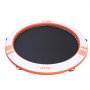 VEVOR Inflatable Floating Dock, 3.05M Inflatable Dock Platform, Non-Slip Water Air Mat with Portable Carrying Bag & Detachable Ladder, Floating Water Platform Island Raft for Pool Beach Ocean, Orange