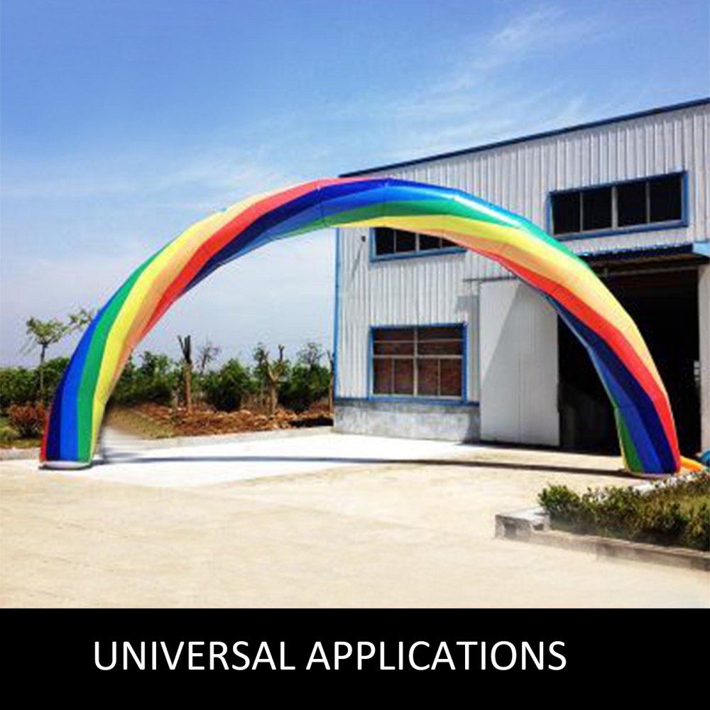 Inflatable Rainbow Arch 26ftx10ft (8x4m) w/ 350W Motor Advertising/Party Supplies/Event Decorations/Inflatable Products